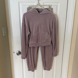 Express Mauve/Light Pink Hoodie and Jogger Set
